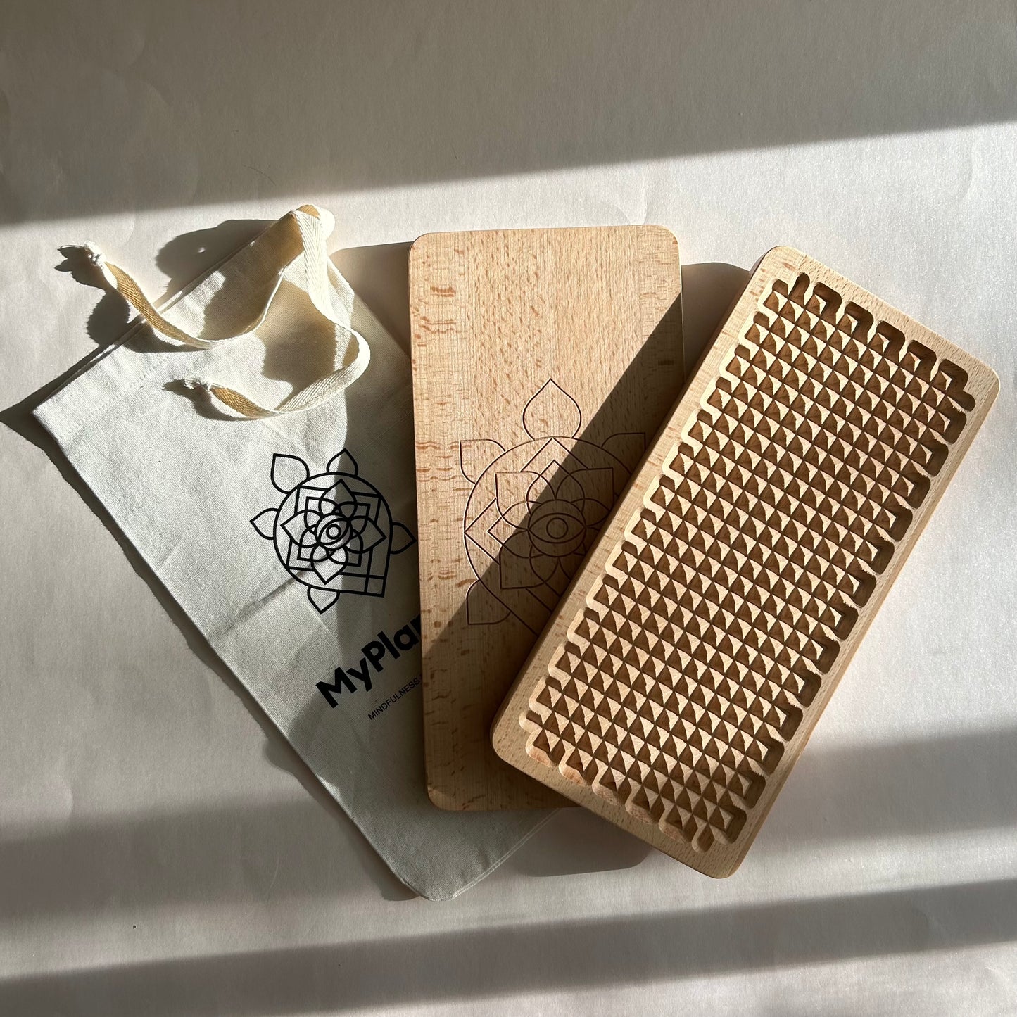 SADHU / Садху дървени дъски за рефлексотерапия и йога практика