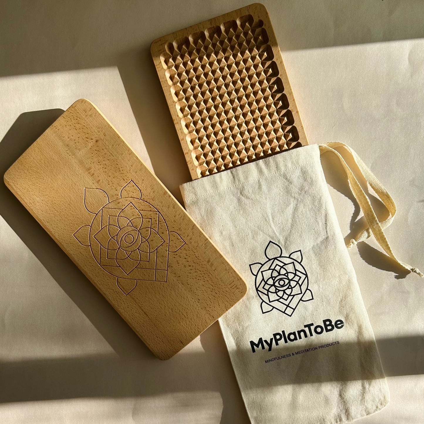 SADHU / Садху дървени дъски за рефлексотерапия и йога практика