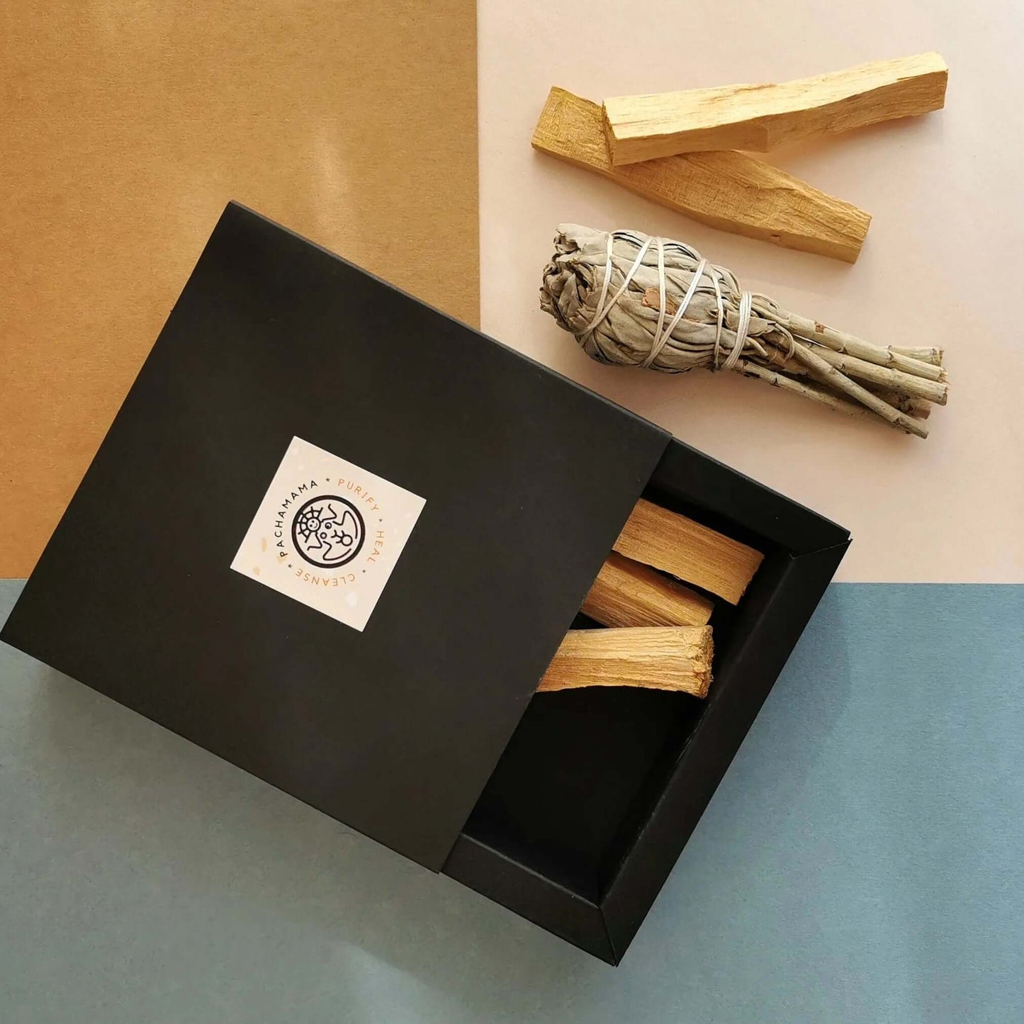 sage palo santo / БЯЛА САЛВИЯ и ПАЛО САНТО в подаръчна кутия Pachamama MyPlanToBe