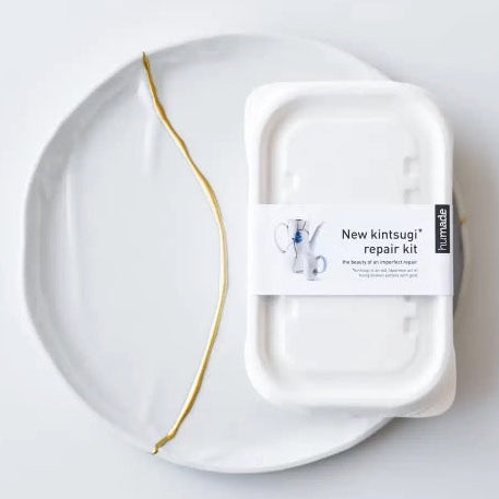 kintsugi box and pot