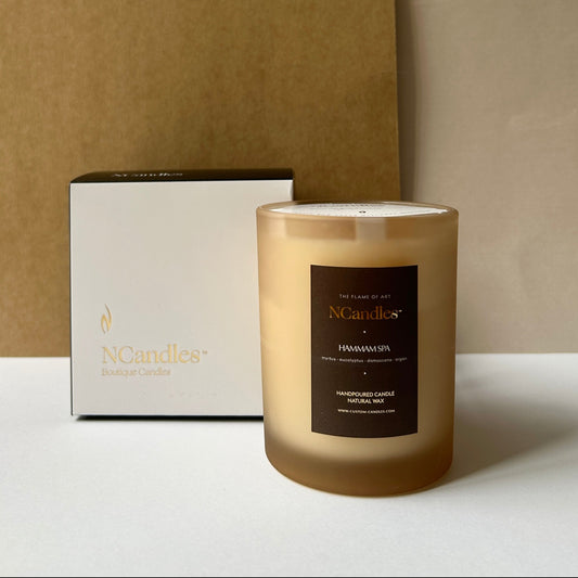 Ароматна свещ HAMMAM SPA от NCandles / 220 гр / 60 часа
