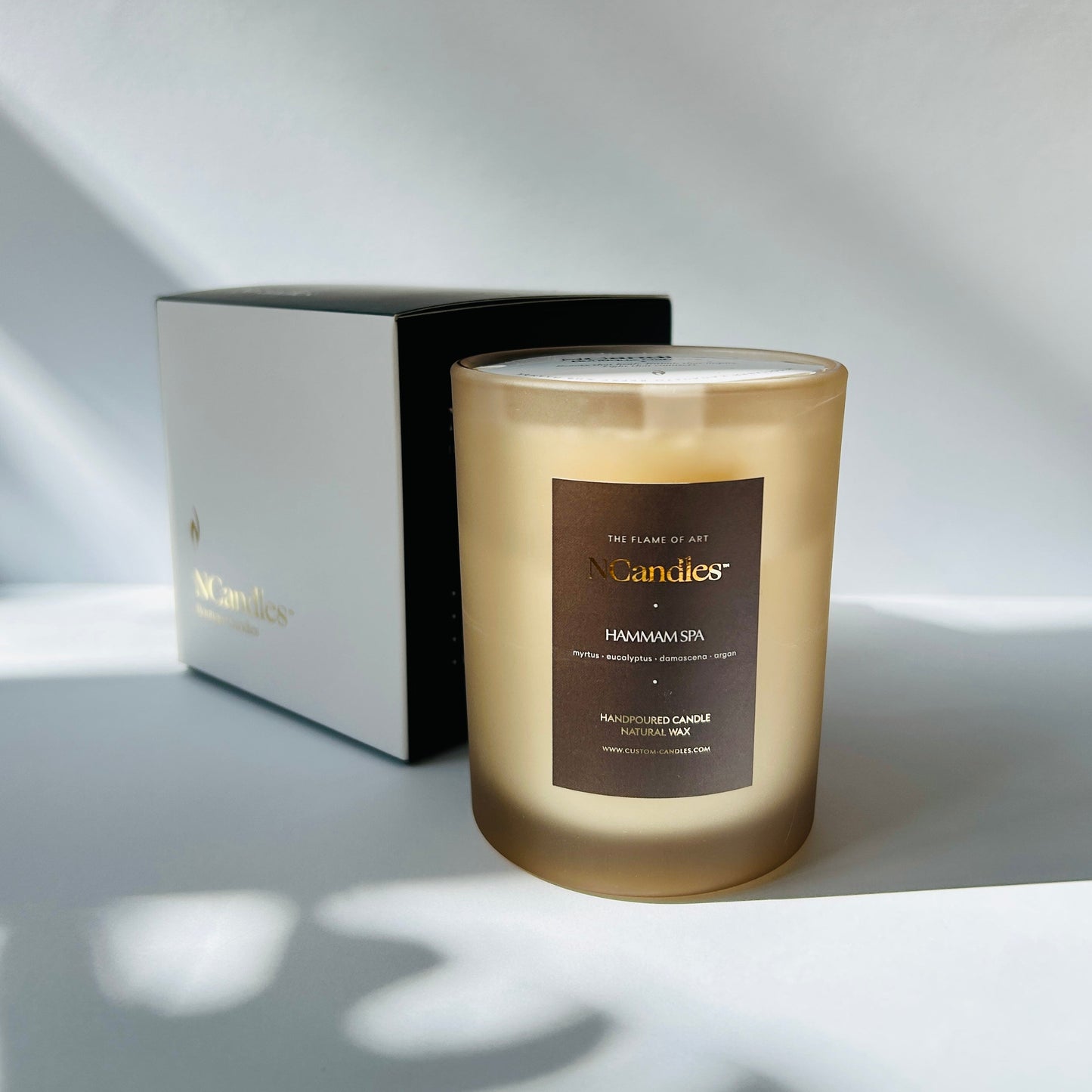 Ароматна свещ HAMMAM SPA от NCandles / 220 гр