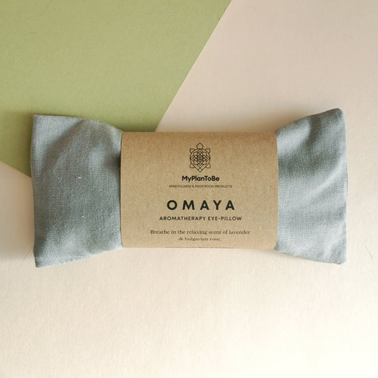 OMAYA / арома възглавница за очи / сива MyPlanToBe